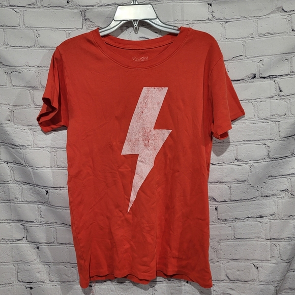 Recycled Karma AC/DC Lightning Bolt T-Shirt - Picture 1 of 4
